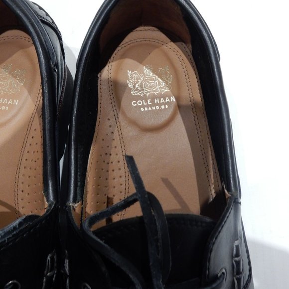 Cole Haan Grand OS Black Lug Sole Loafers in Size 11M main image 4